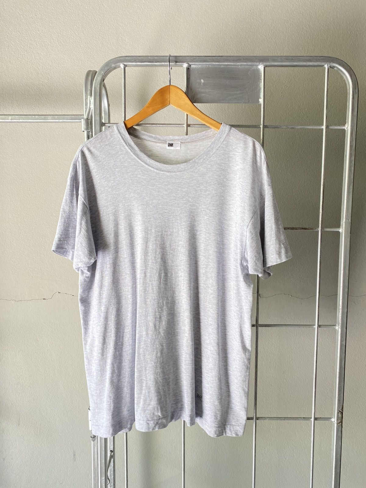Issey Miyake IM MIYAKE Light Gray Crew Neck Short-Sleeve T-Shirt Size US L / EU 52-54 / 3 - 9 Thumbnail