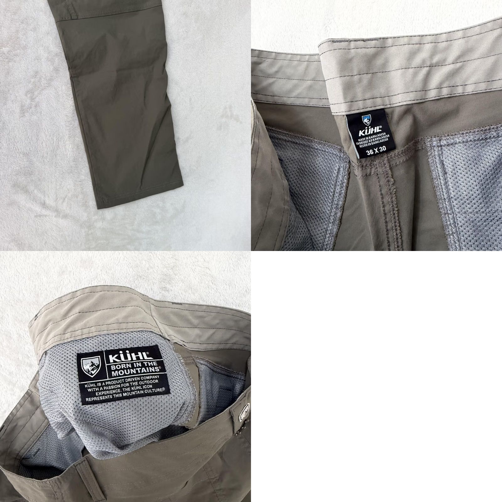 Vintage Kuhl Pants Jeans Mens 36x30 Gray Hiking Outdoor Nylon Straight Leg Pocket Travel Jeans Pants Mens Gray 36x30 Hiking Outdoors Nylon Straight Leg Pocket Size US 36 / EU 52 - 10 Thumbnail