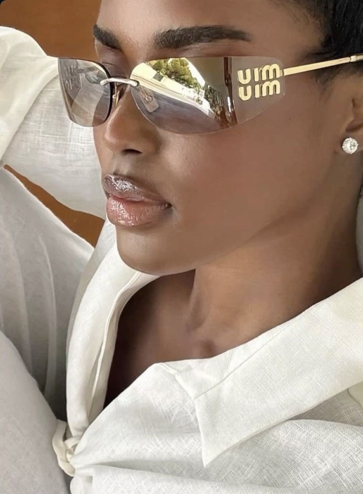 Miu Miu NEW Miu Miu sunglasses MU A51S 5AK20P Size ONE SIZE - 1 Thumbnail