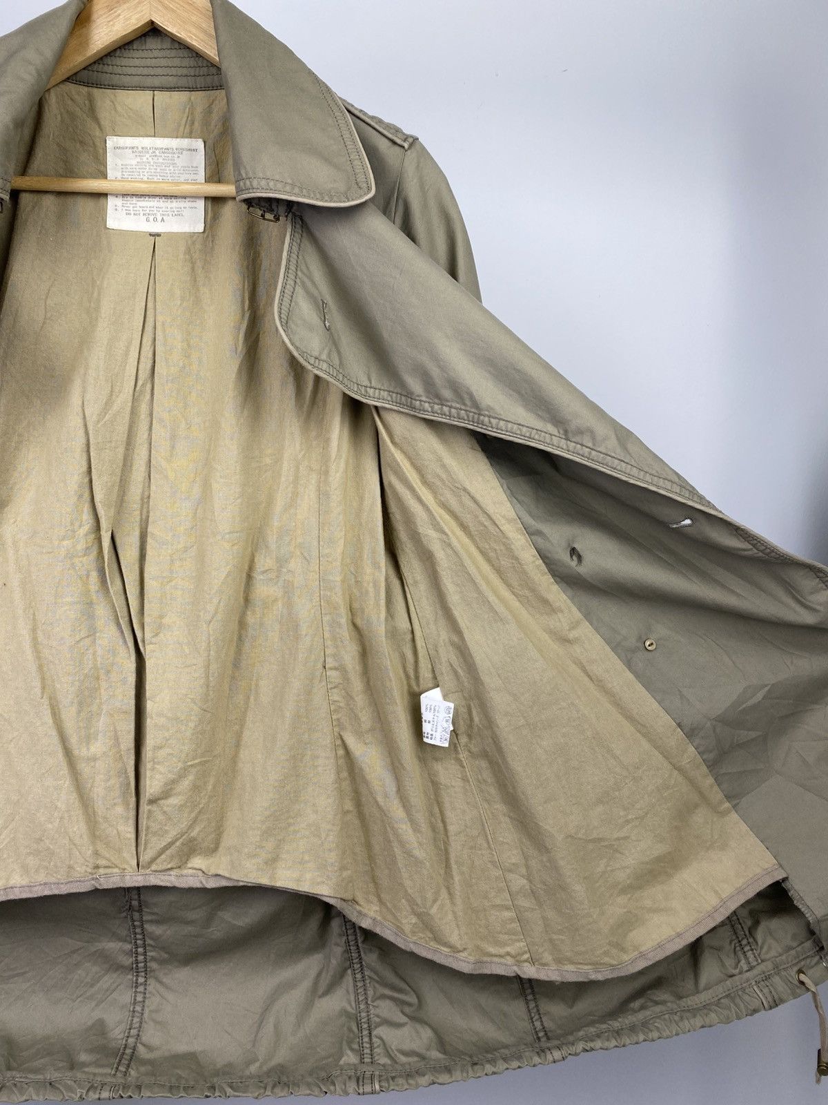 GOA 2000's GOA Double Breast Belted Half Trench Coat Size M / US 6-8 / IT 42-44 - 12 Thumbnail