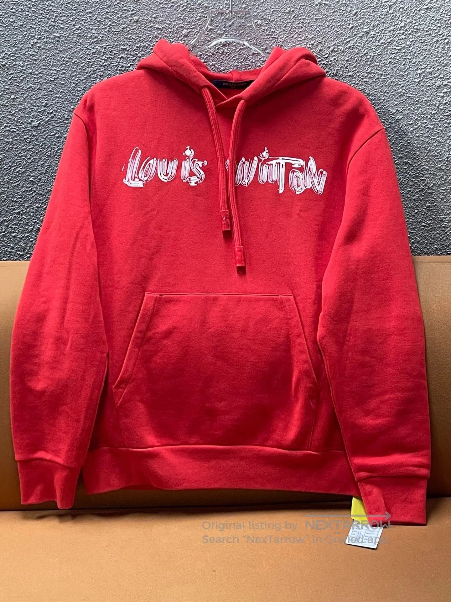 Louis Vuitton Louis Vuitton Letter Print Hooded Sweatshirt. Size US S / EU 44-46 / 1 - 1 Thumbnail