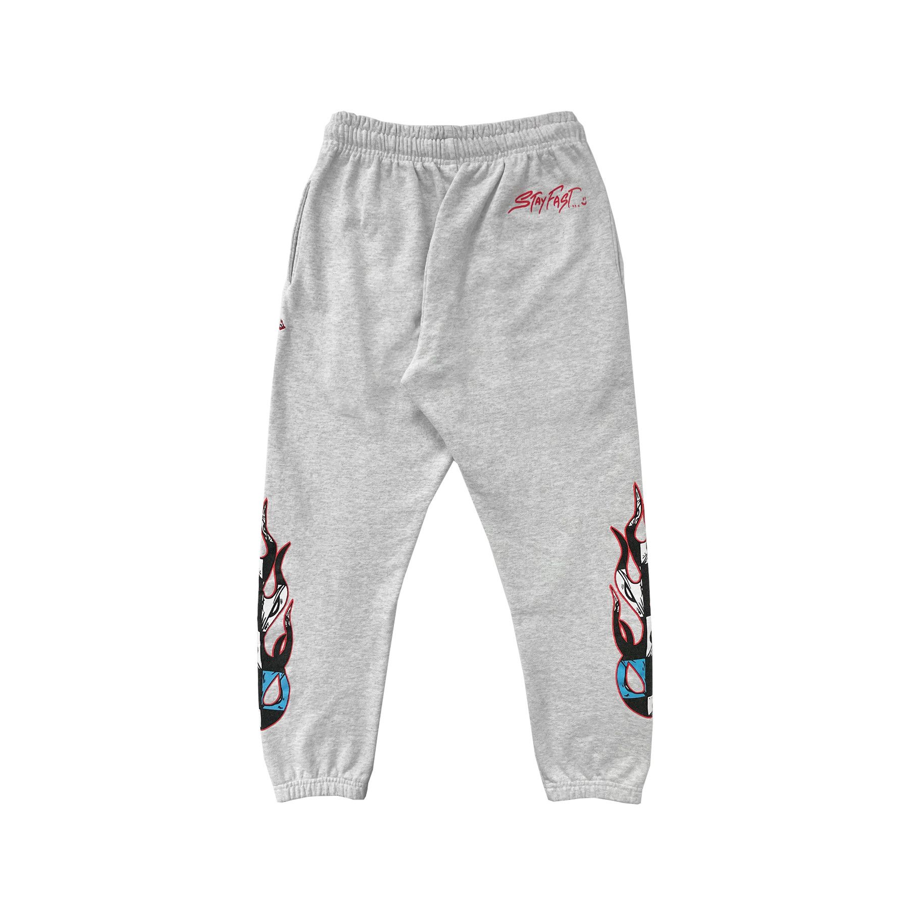 Chrome Hearts Chrome Hearts Matty Boy Flame Graffiti Grey Sweatpants Size US 30 / EU 46 - 2 Thumbnail