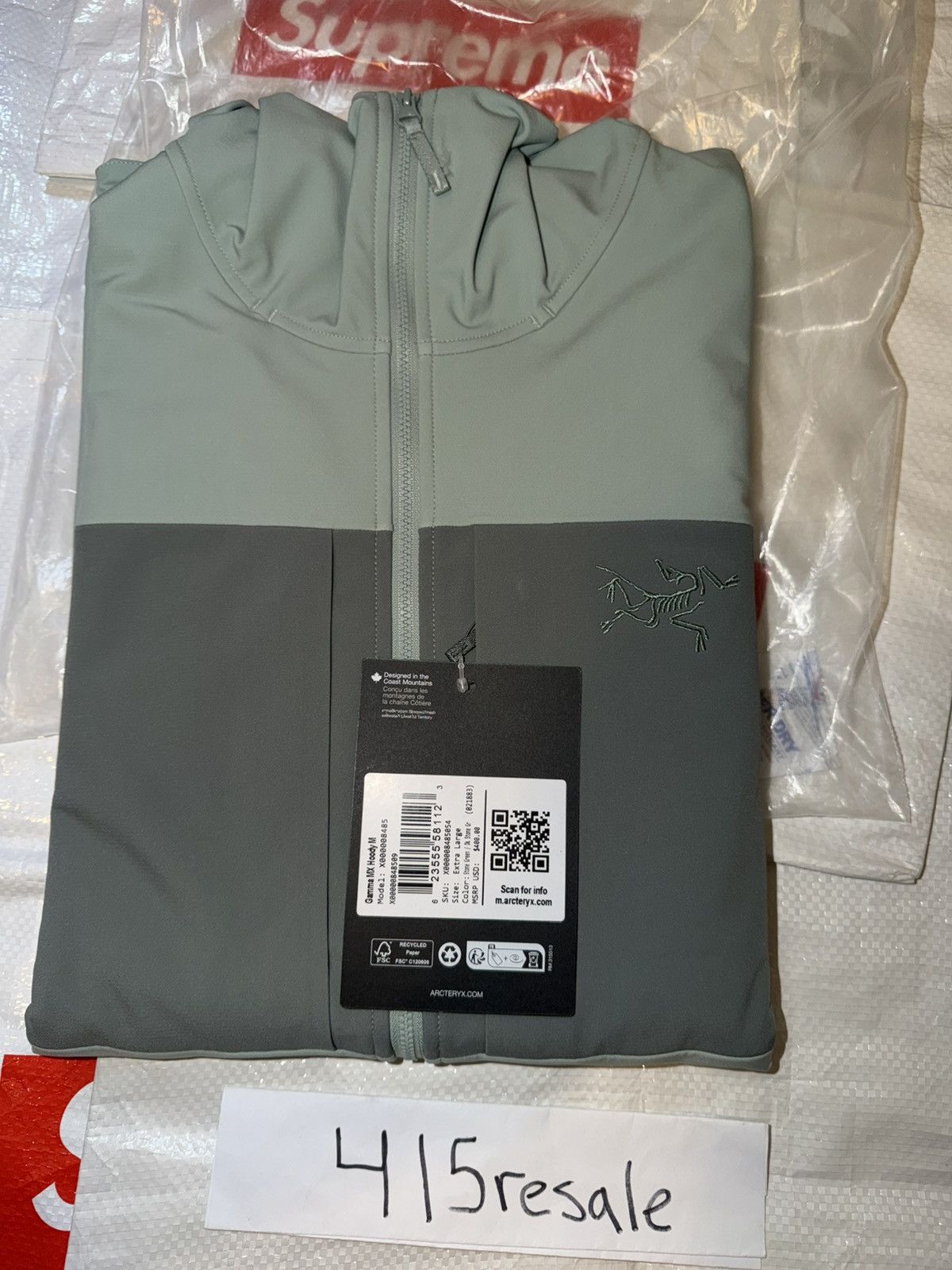 Arc'teryx Arc’teryx Gamma MX Hoody Stone Green Size US XL / EU 56 / 4 - 10 Thumbnail