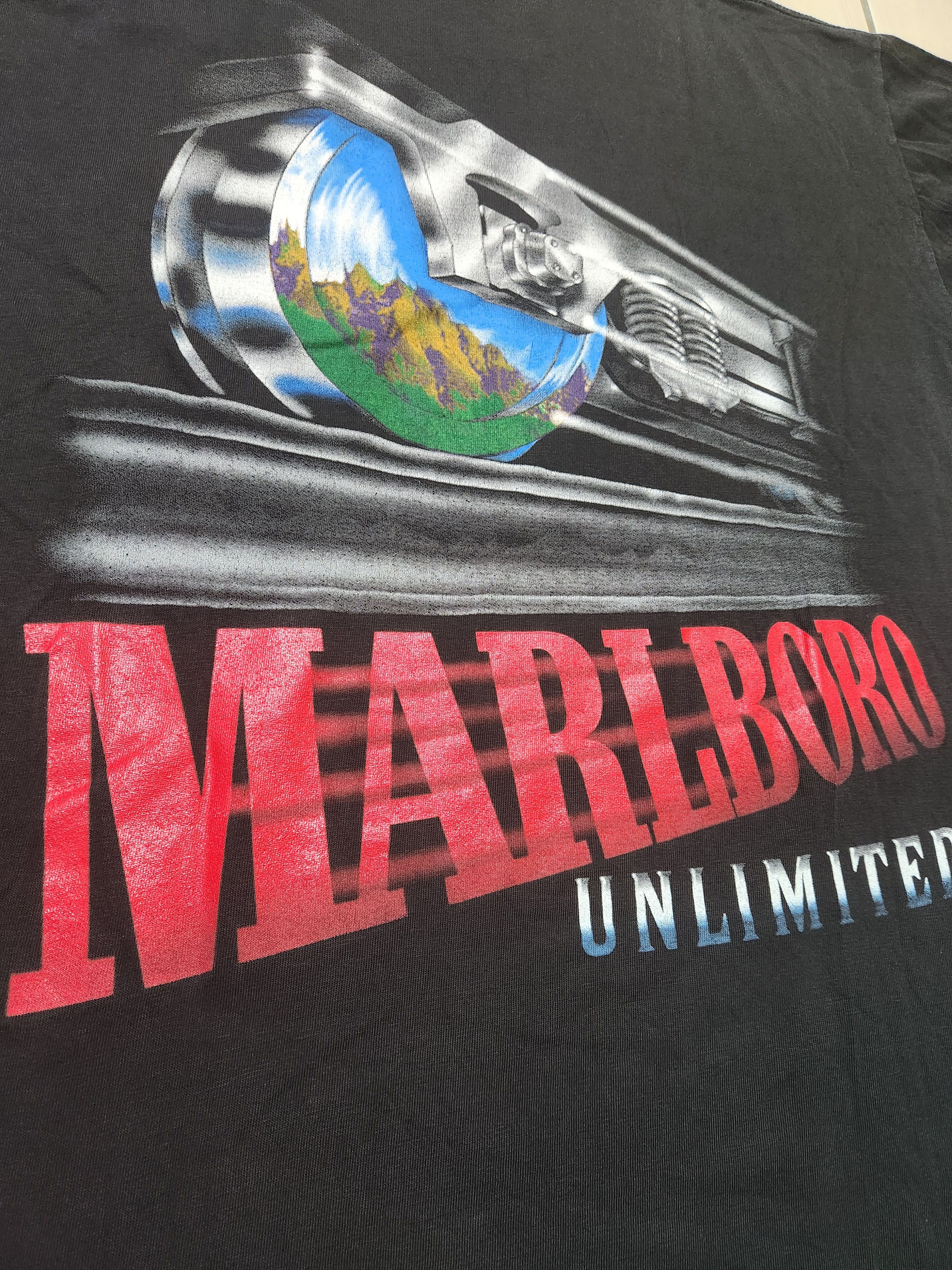 Marlboro × Marlboro Unlimited Vintage Rare 90s MARLBORO Unlimited Train Size US XL / EU 56 / 4 - 6 Thumbnail