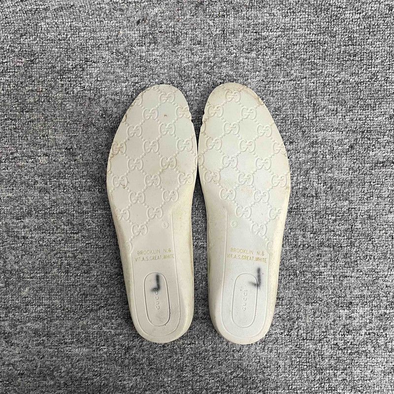Gucci Gucci Ace White Leather Low-Top Sneakers -2508 Size US 7.5 / EU 40-41 - 7 Thumbnail