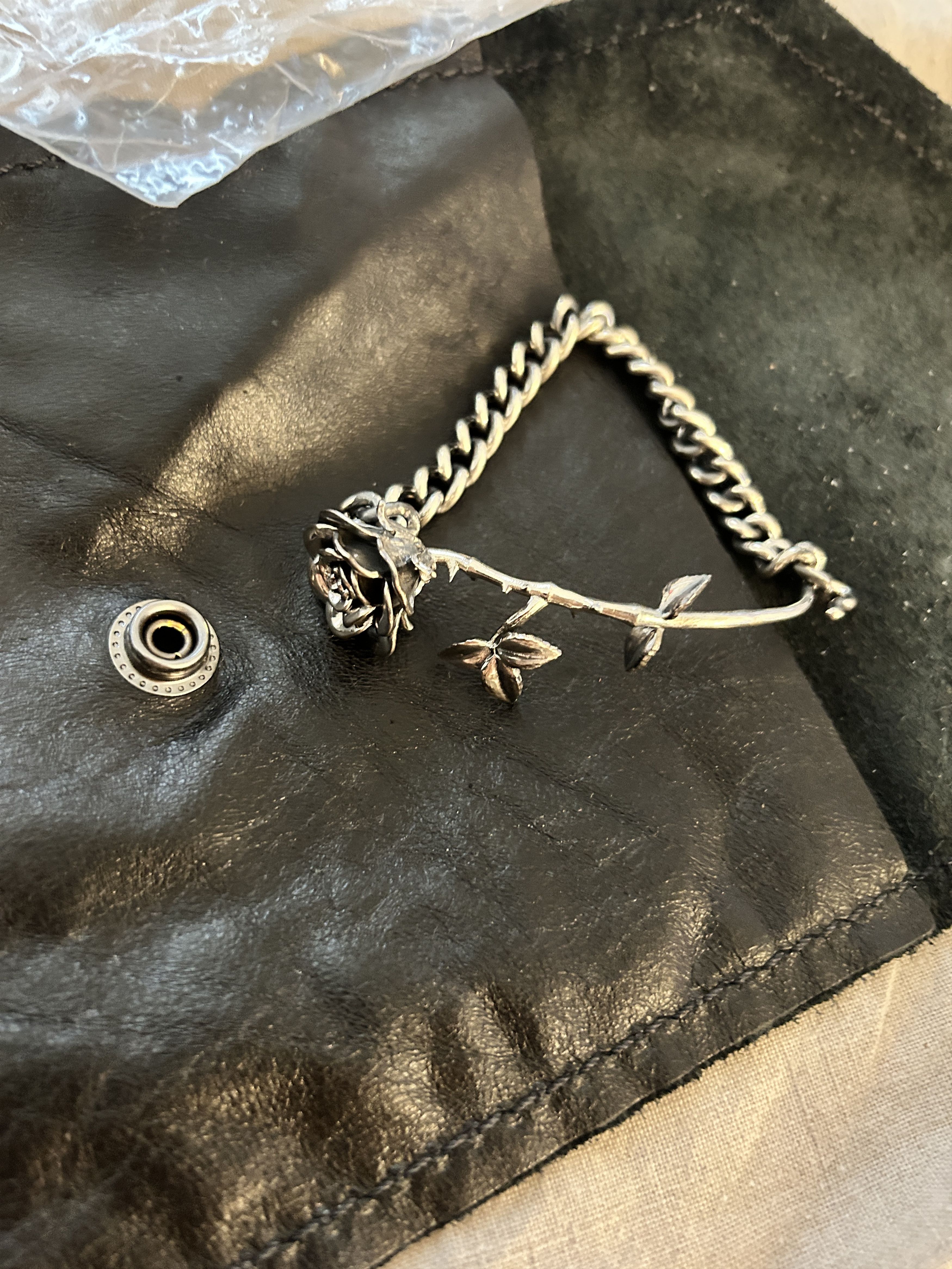 Enfants Riches Deprimes ROSE & CHAIN BRACELET Size ONE SIZE - 2 Thumbnail