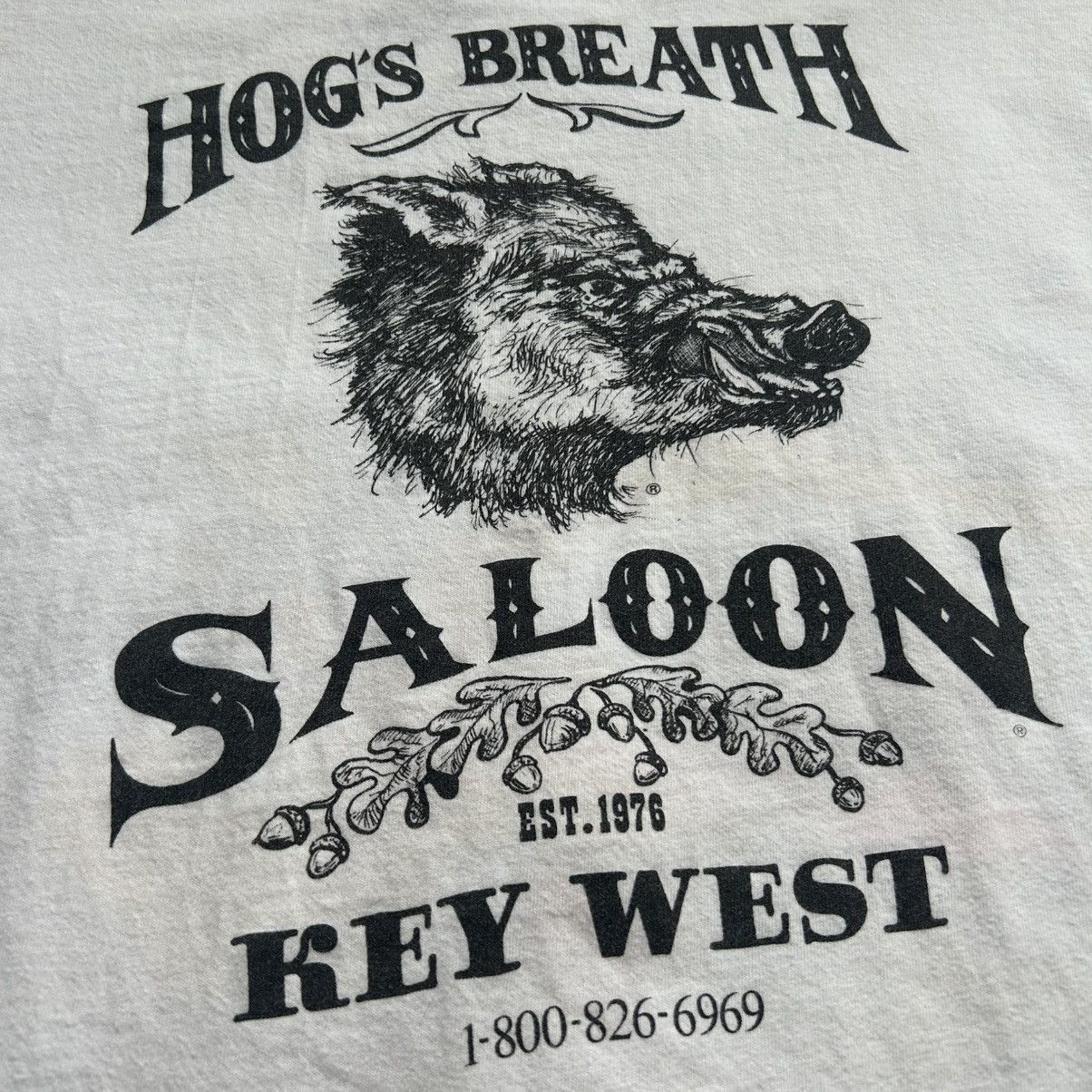 Vintage HOG’S BREATH SALOON KEY WEST FLORiDA USA JOHN LAMB CARTOON Size US M / EU 48-50 / 2 - 12 Thumbnail