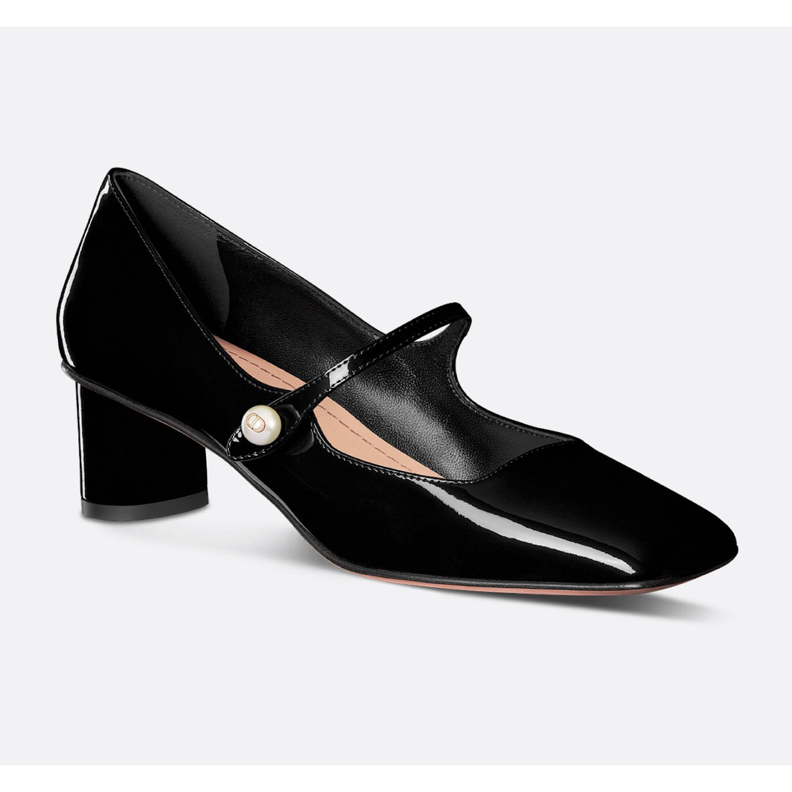 Dior Christian Dior Jolie Black Patent Maryjane Pearl Pump 39.5 Size US 9.5 / IT 39.5 - 3 Thumbnail