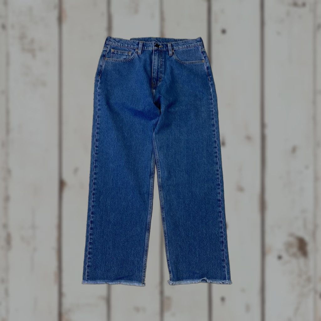 Levi's VINTAGE Levi's Wide Leg Jeans Men 33x31 Denim Blue 5-Pocket Regular Inseam 31 90s City USA Classic 502 Levi's 500 Series Mens Jeans"} Size US 33 - 1 Thumbnail