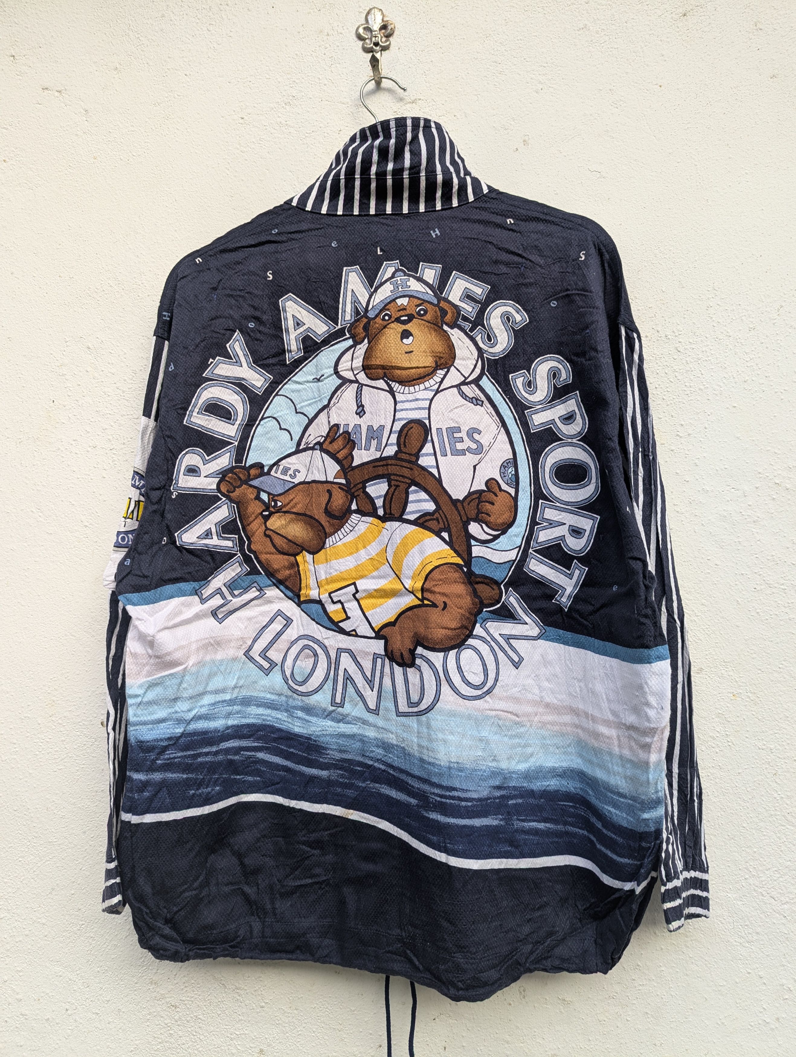 Hardy Amies HARDY AMIES SPORT LONDON FULL PRINT SWEATER Size US M / EU 48-50 / 2 - 8 Thumbnail