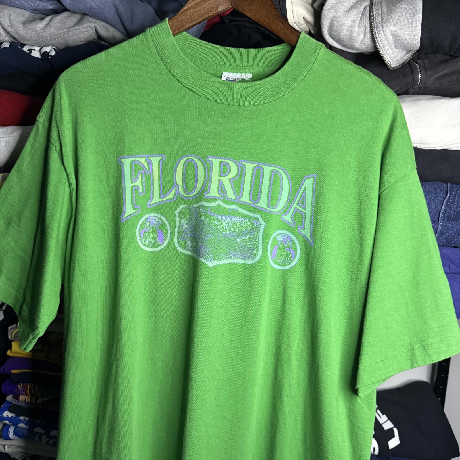 Aritzia Vintage 90's Florida T-Shirt Size US XL / EU 56 / 4 - 2 Thumbnail
