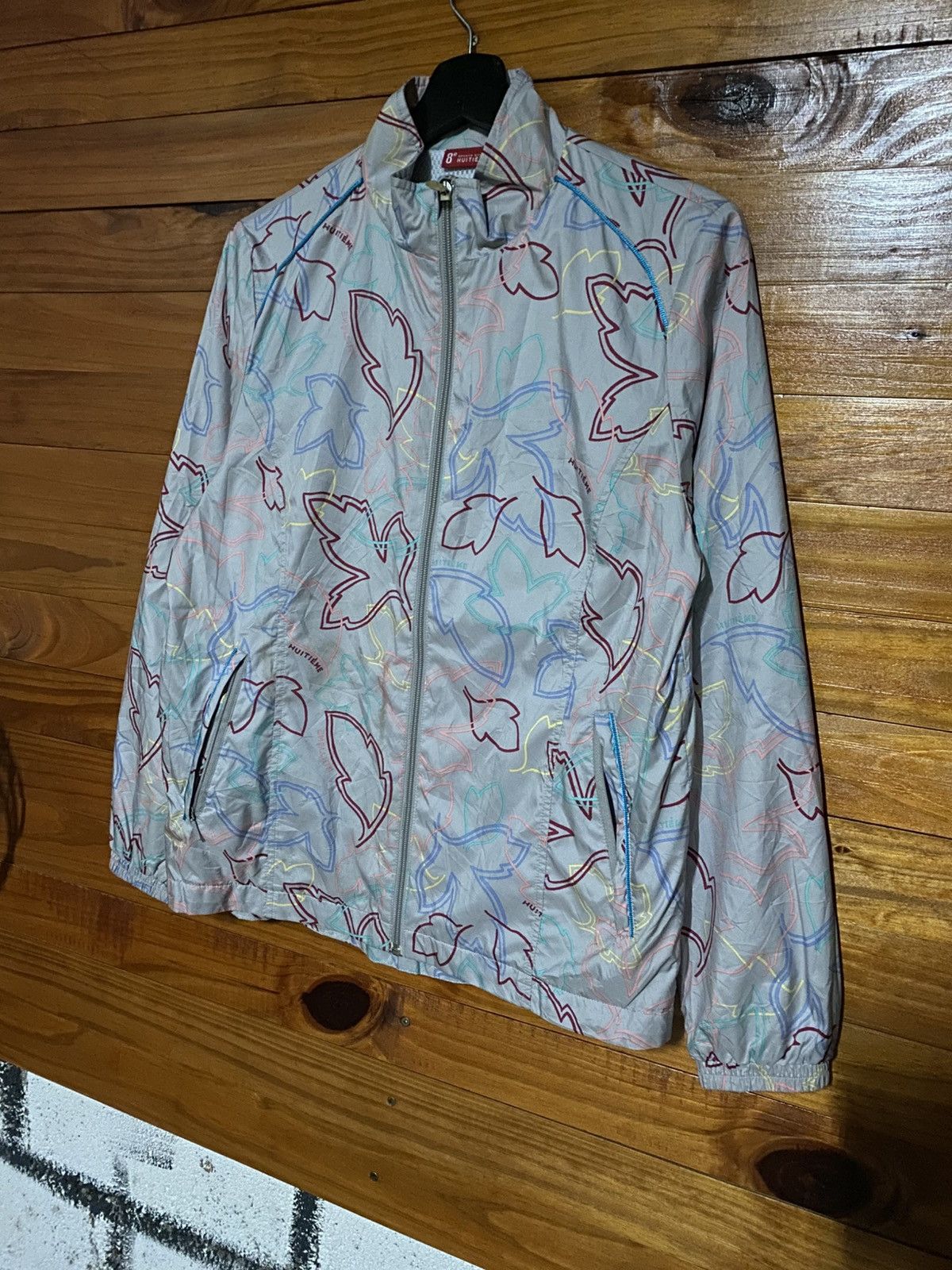 Japanese Brand Huitième 8e Sports Studio Women’s Lightweight Printed Jacket Size M / US 6-8 / IT 42-44 - 4 Thumbnail