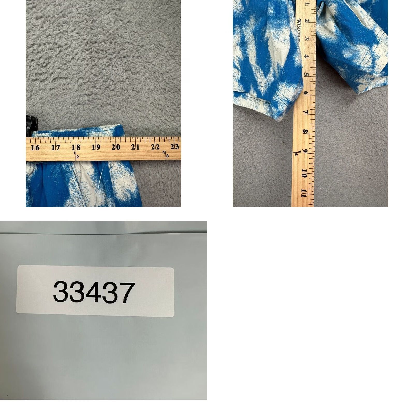 The North Face The North Face Swim Trunks Board Shorts 2XL Blue Tie-Dye Men NEW Size US 39 - 8 Thumbnail