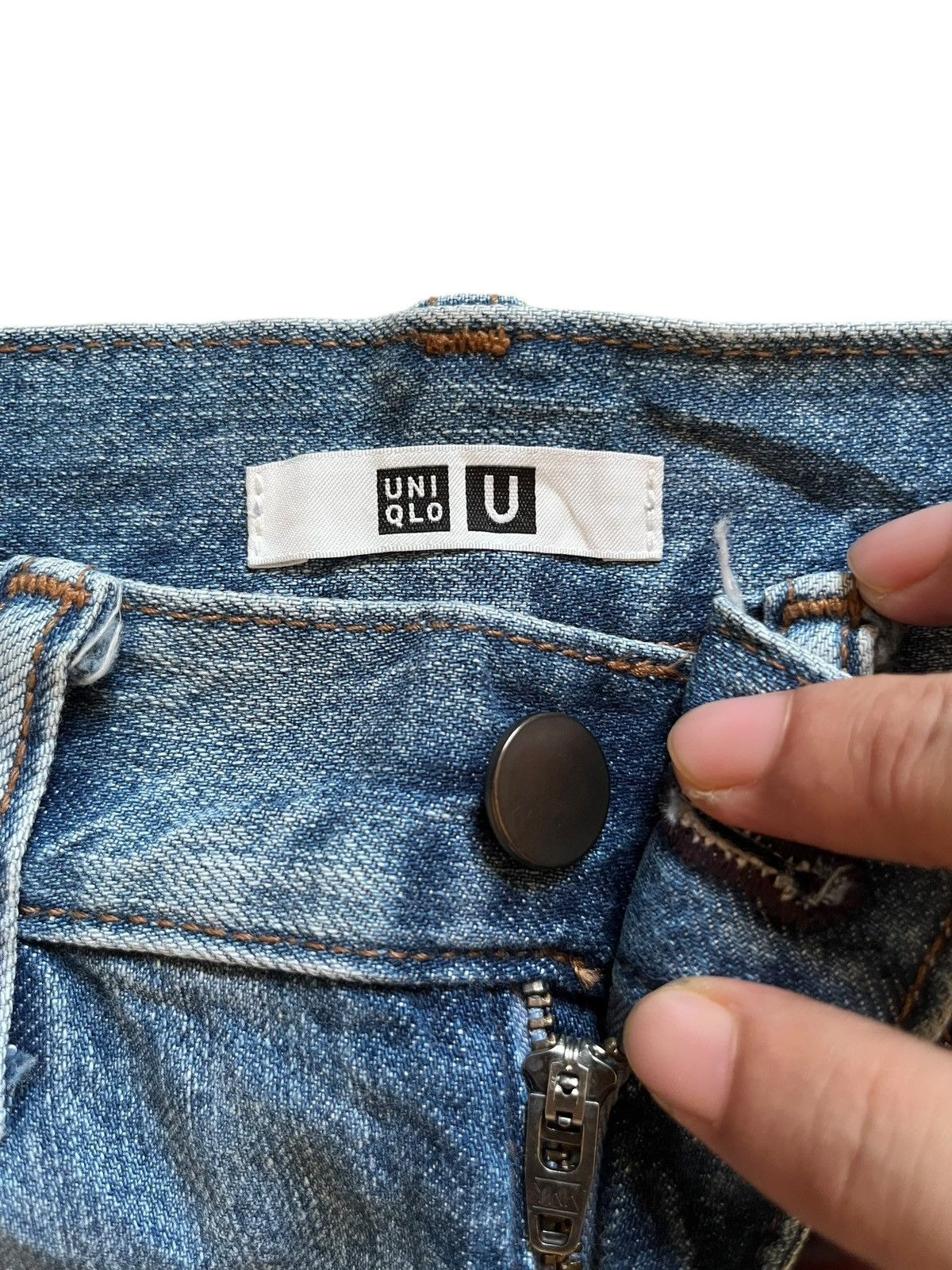 Lemaire × Uniqlo Vintage Uniqlo U Lemaire Blue Wash Baggy Jeans Size US 28 / EU 44 - 3 Thumbnail