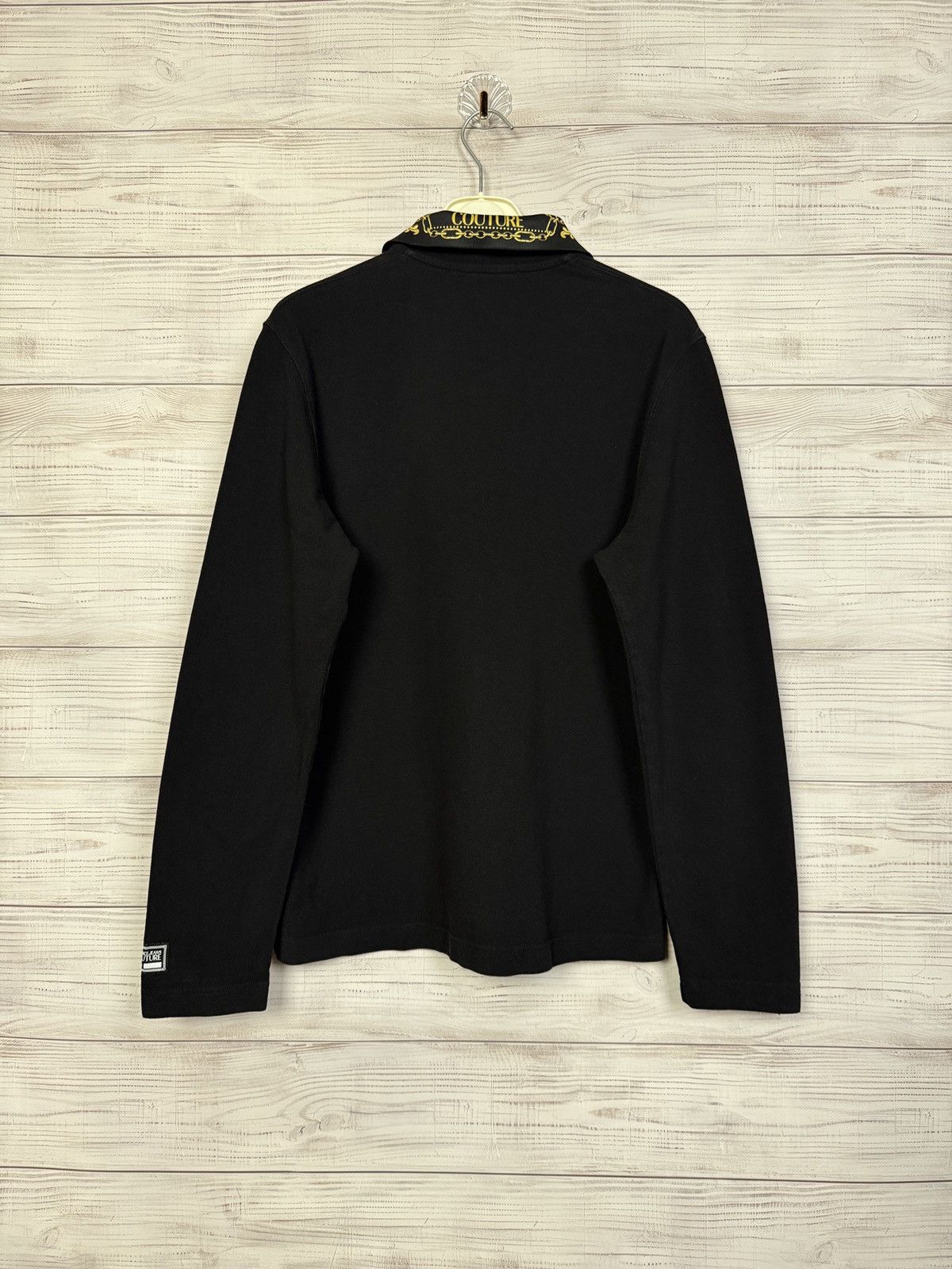 Versace Vintage longsleeve Versace polo Graphic Print streetwear y2k Size US L / EU 52-54 / 3 - 2 Thumbnail