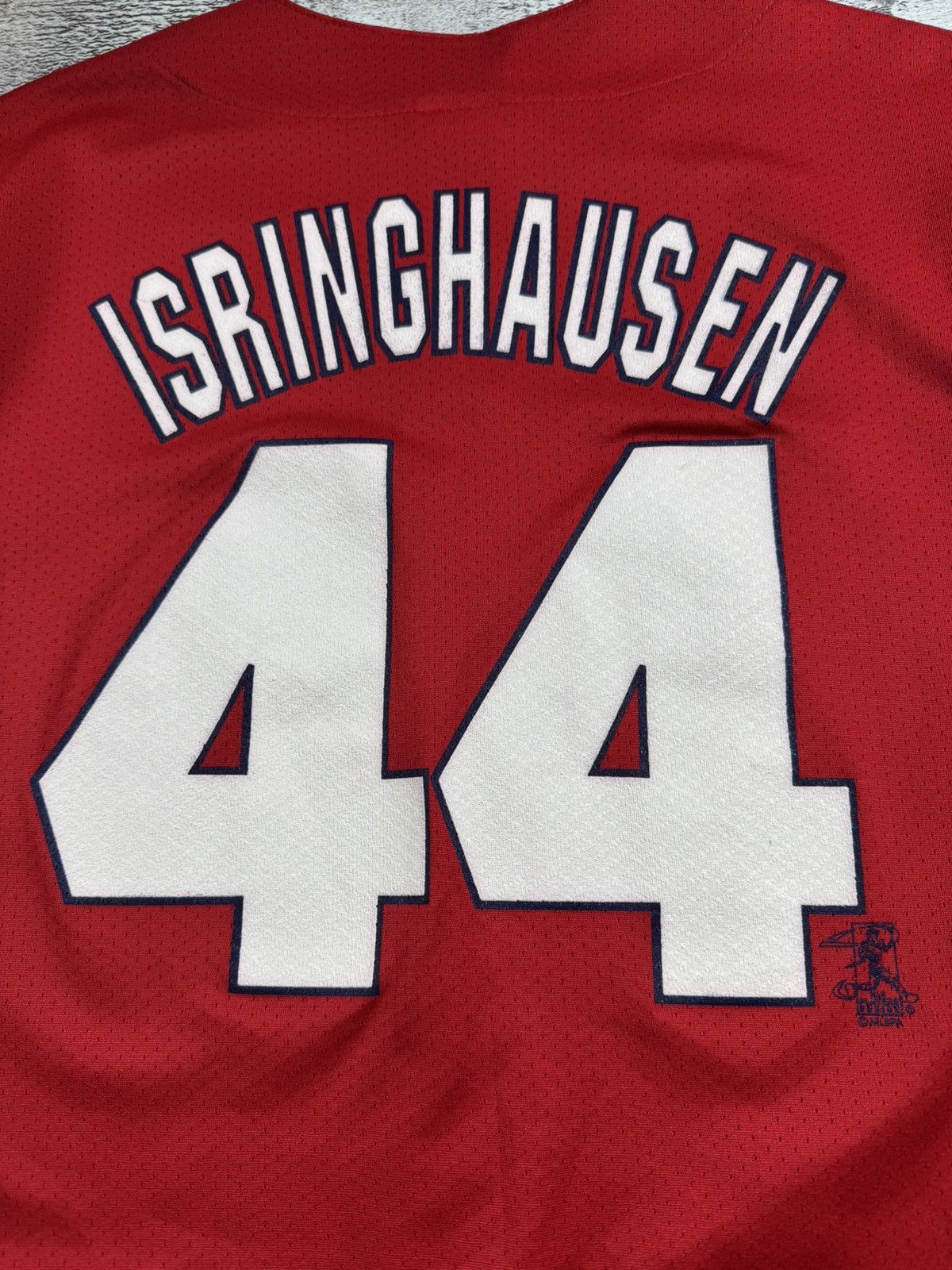 Majestic CARDINALS Isringhausen 44 USA Baseball Jersey USA T Shirt Size US L / EU 52-54 / 3 - 11 Thumbnail