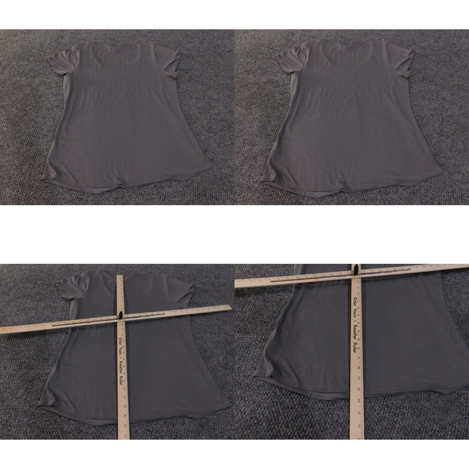 Coldwater Creek Coldwater Creek Shirt Womens Medium Gray Sequin Short Sleeve Scoop Neck Top Size M / US 6-8 / IT 42-44 - 8 Thumbnail