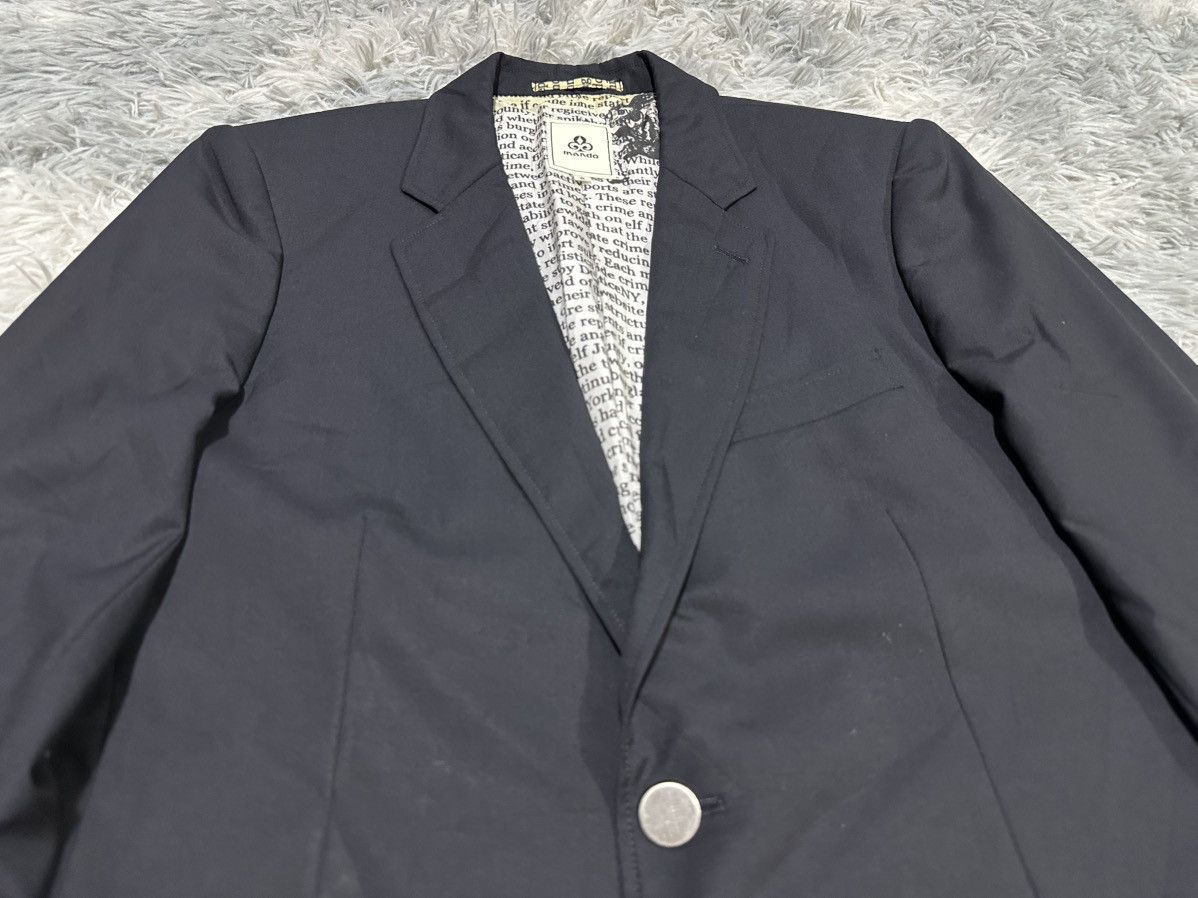 Japanese Brand 🔥Japanese Archived Mando Poem Blazer Like Yohji Yamamoto Size US M / EU 48-50 / 2 - 4 Thumbnail