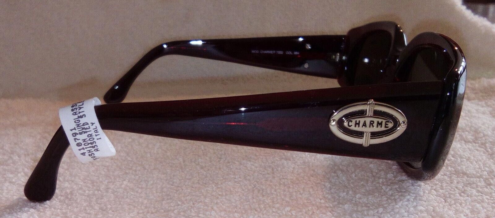Designer New old stock CHARME 7222 Ruby Frame Retro Italy Size ONE SIZE - 4 Thumbnail