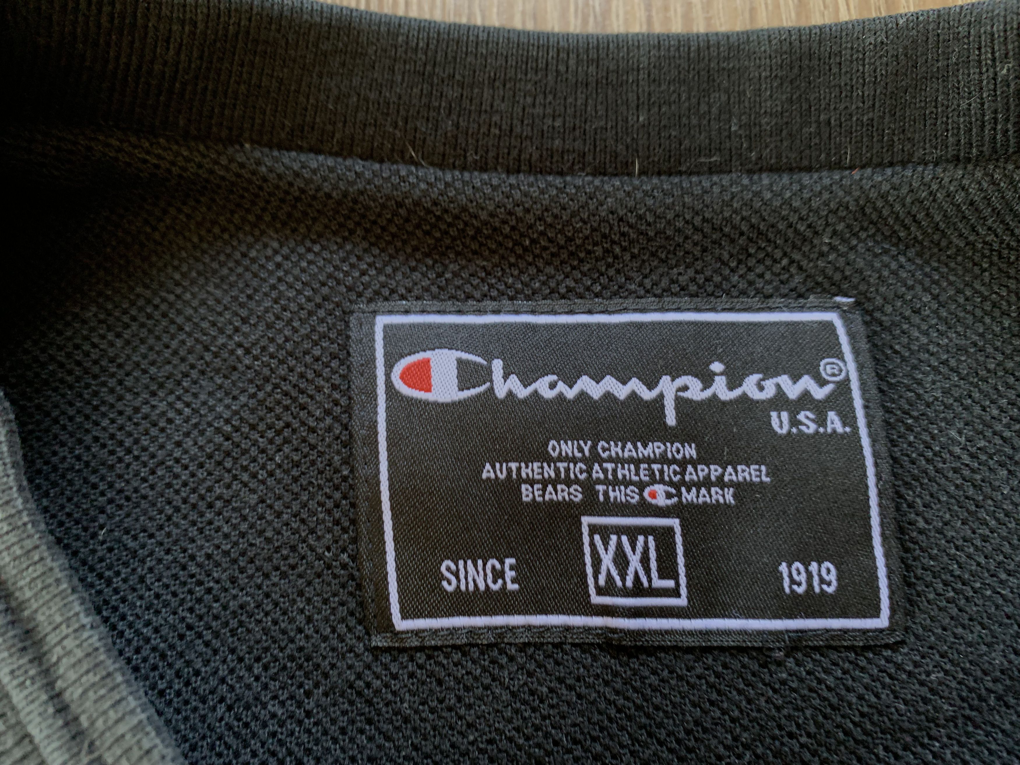 Champion × Vintage Champion Vintage Black Sweatshirt Size US XXL / EU 58 / 5 - 5 Thumbnail