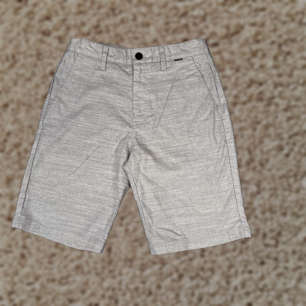 Hurley Hurley Shorts Mens 28 Gray Chino Flat Front 10 Inseam Quick Dry H2O-Dri Summer Size US 28 / EU 44 - 1 Thumbnail