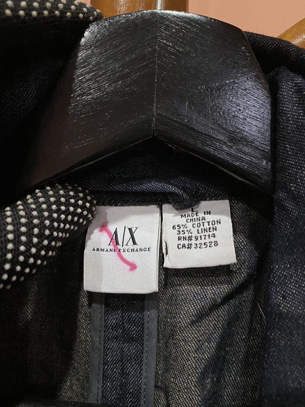 Armani Exchange Armani Exchange Denim Blazer - Vintage Casual Jacket Size US L / EU 52-54 / 3 - 6 Thumbnail