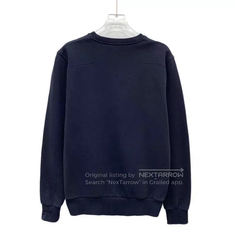 Dior Dior Dark blue logo letter plush cotton round-neck long-sl Size US XXS / EU 40 - 2 Thumbnail