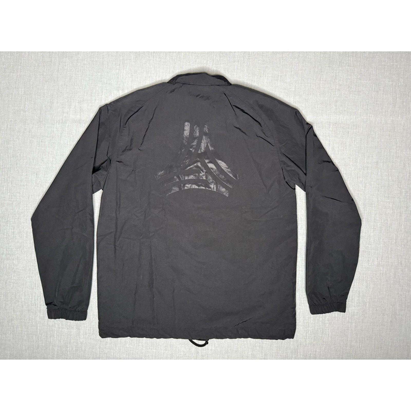 Adidas Adidas Mesh Lined Snap Up Collared Windbreaker Jacket Medium Size US M / EU 48-50 / 2 - 2 Thumbnail
