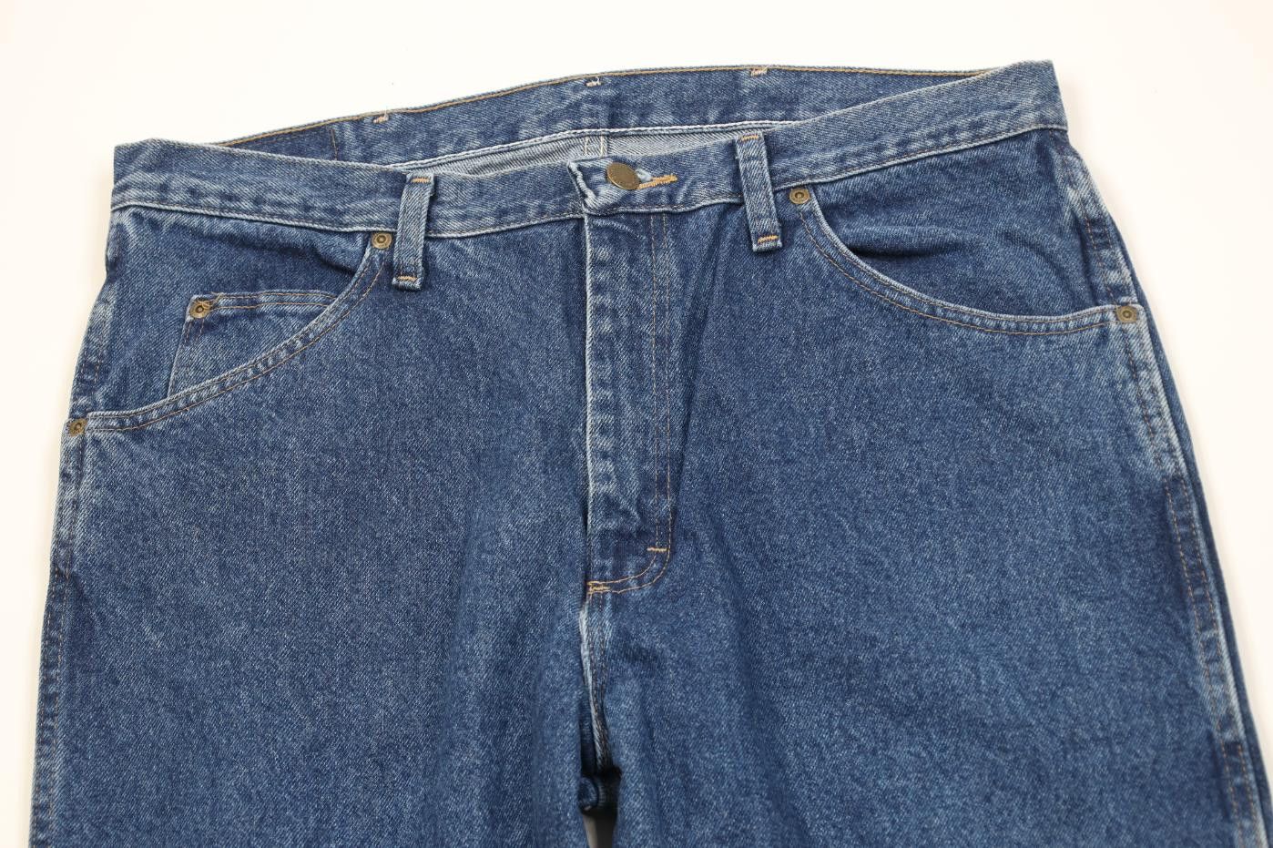 Wrangler Deadstock Vintage Y2K Wrangler Fit Straight Leg Denim Jeans Size US 36 / EU 52 - 2 Thumbnail