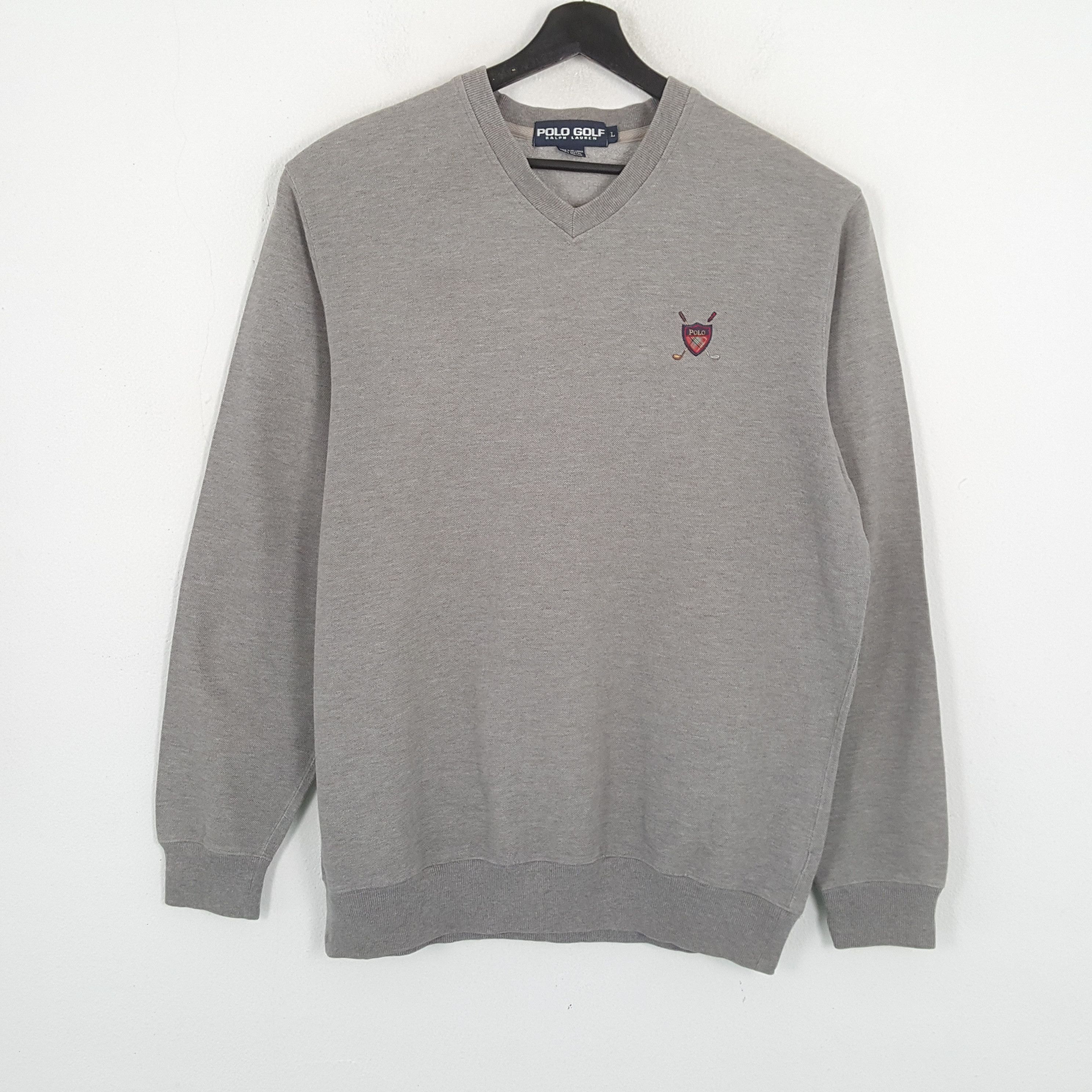 Polo Ralph Lauren × Vintage POLO GOLF by RALPH LAUREN Small Design Sweatshirt Size US L / EU 52-54 / 3 - 1 Thumbnail