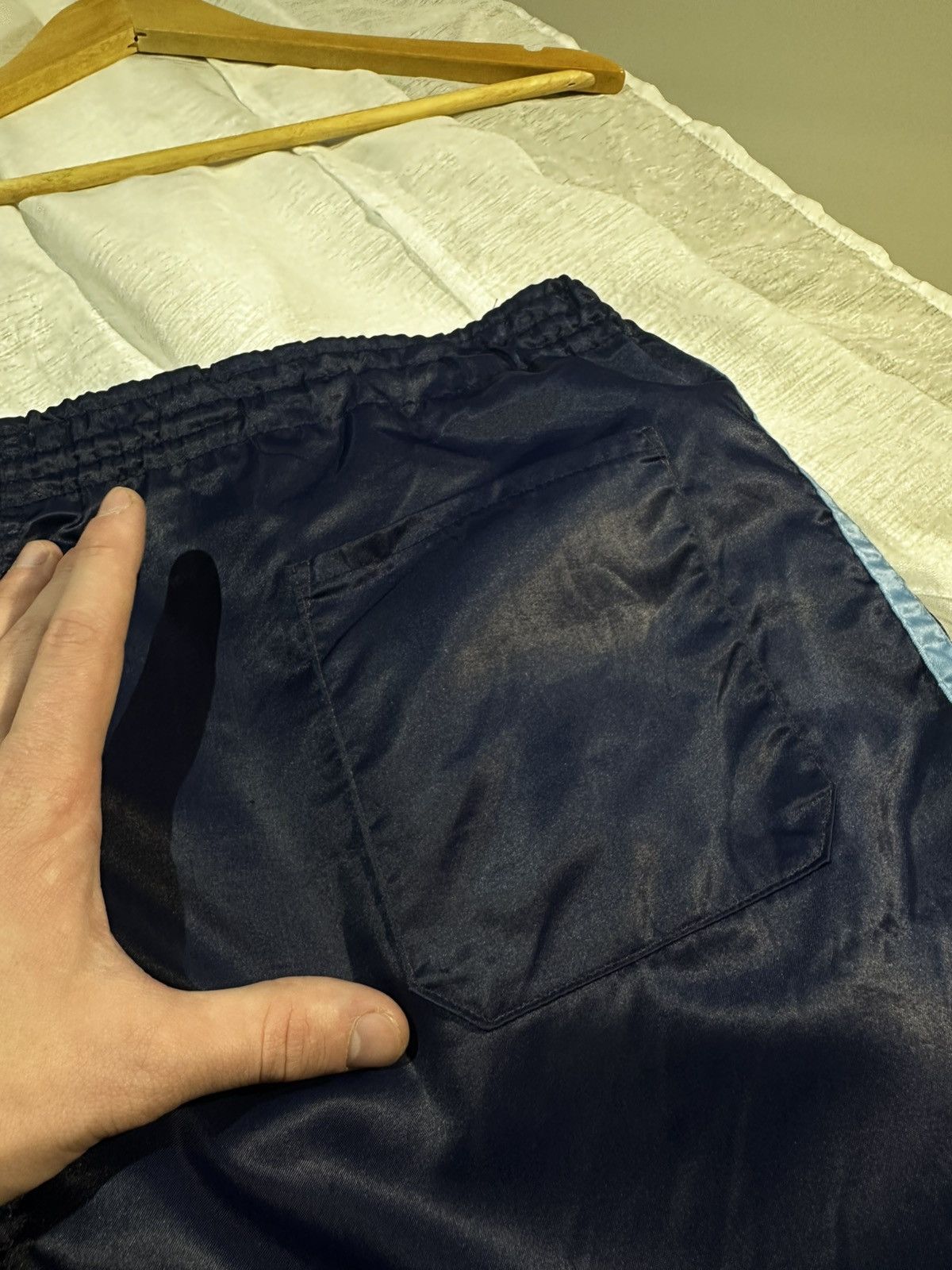 Adidas Vtg 70s Adidas Pinstripe Sprinter Shorts West in Germany Size US 34 / EU 50 - 10 Thumbnail