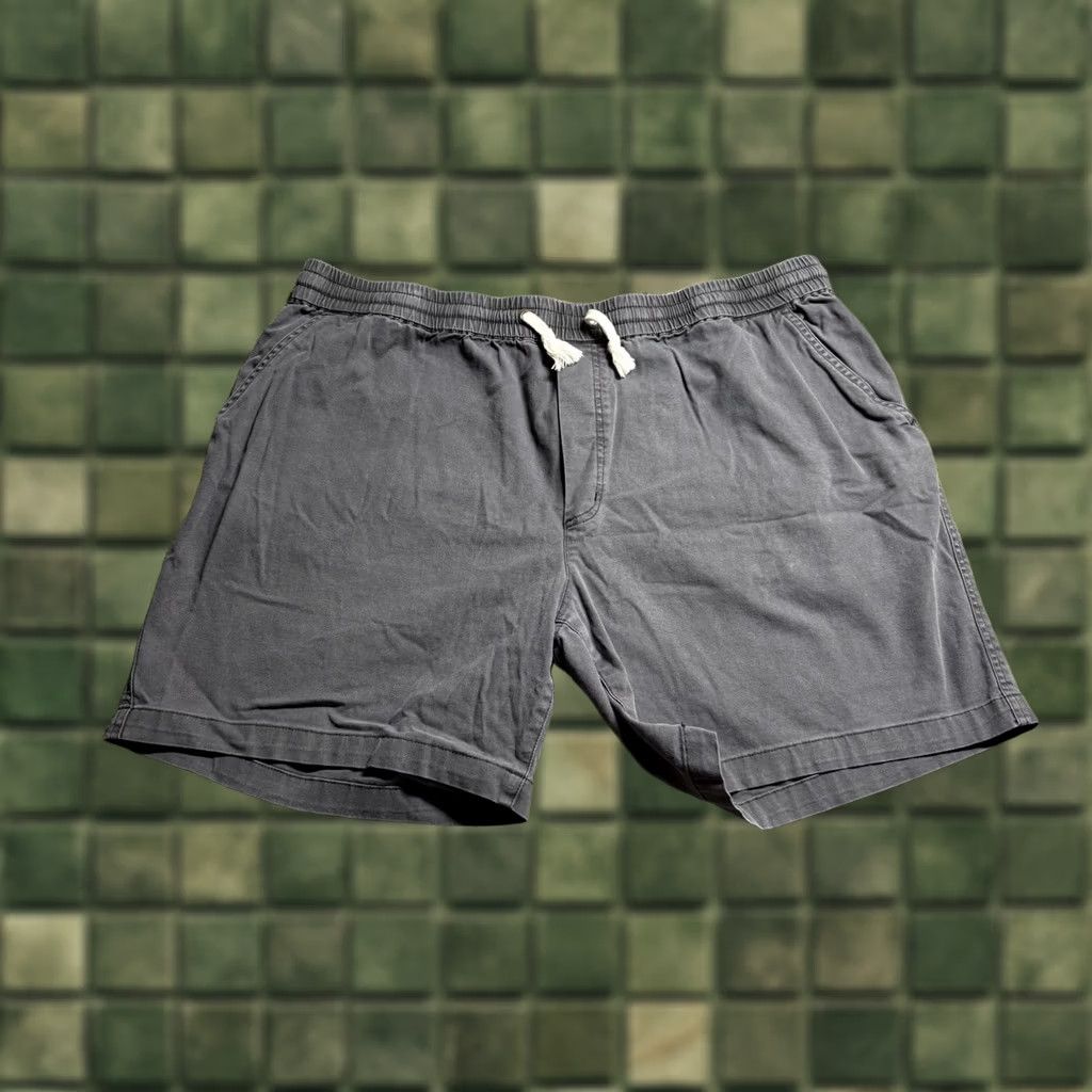 Marine Layer Marine Layer Chino Shorts Mens 2XL Beach Blue Canvas 6" Casual Practical Slat Pocket Logo Size US 39 - 1 Thumbnail
