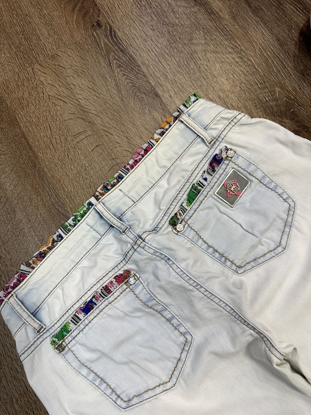 Roberto Cavalli Roberto Cavalli Vintage Y2K Jeans Denim Size 29" - 4 Thumbnail