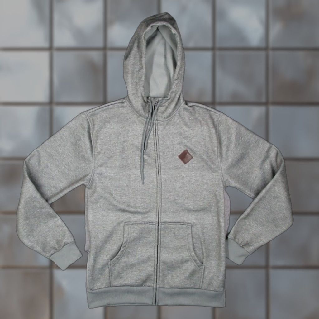 Burton Burton Hoodie Mens Small Gray Full Zip Colombo Kangaroo Pocket Thumbholes Size US S / EU 44-46 / 1 - 1 Thumbnail