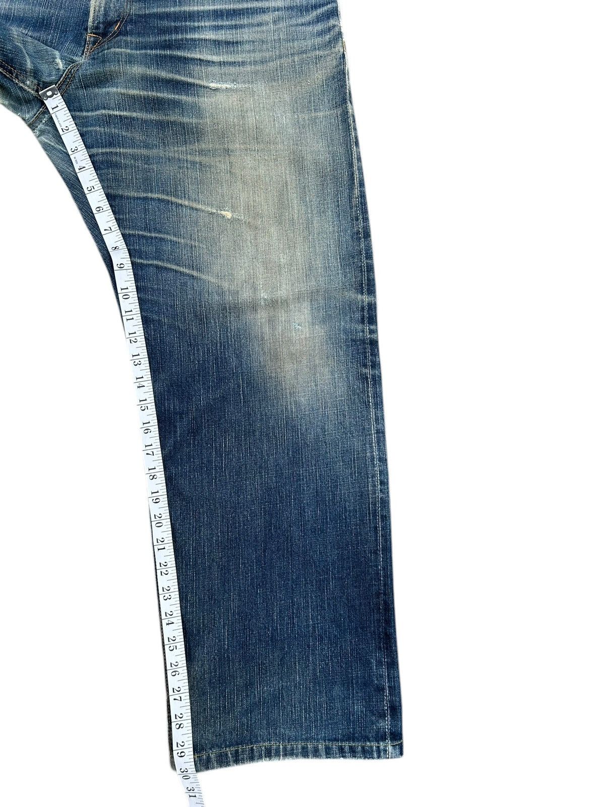 Kapital Vintage Edwin 505V Selvedge Distressed Denim Jeans Size US 40 / EU 56 - 23 Thumbnail