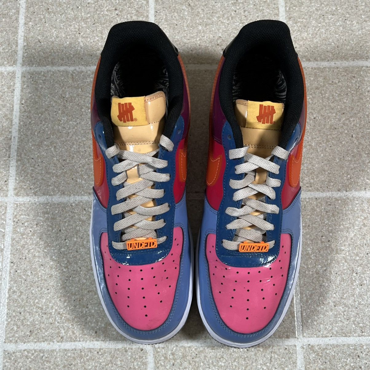 Nike Nike Undefeated x Air Force 1 Low Total Orange Size 11 Size US 11 / EU 44 - 3 Thumbnail