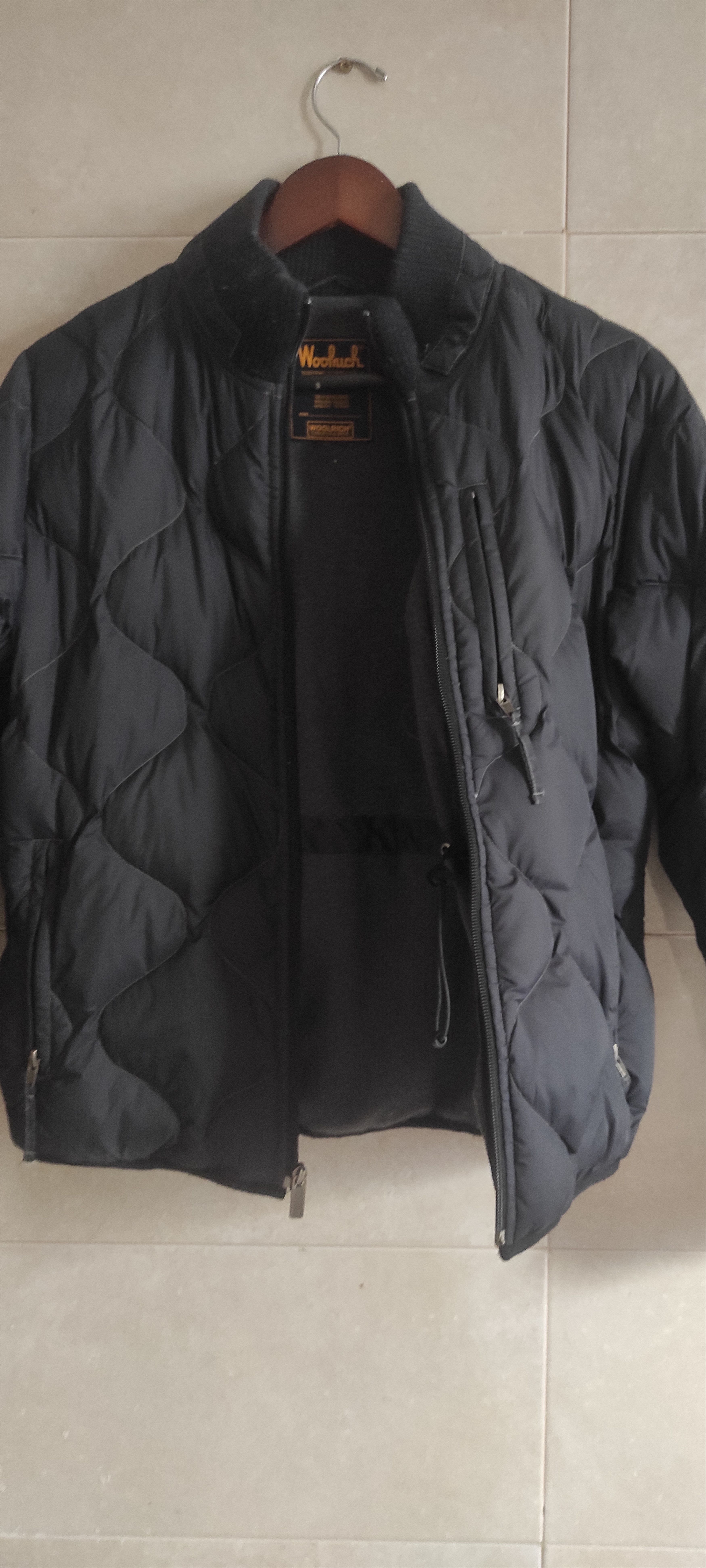 Woolrich Woolen Mills Woolrich Puffer Goose Down Full Zip Navy Outerwear Jacket Size US M / EU 48-50 / 2 - 13 Thumbnail