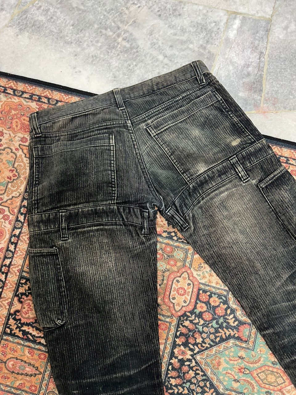 Final Home Final Home Corduroy Distressed Cargo Pants Size US 30 / EU 46 - 8 Thumbnail