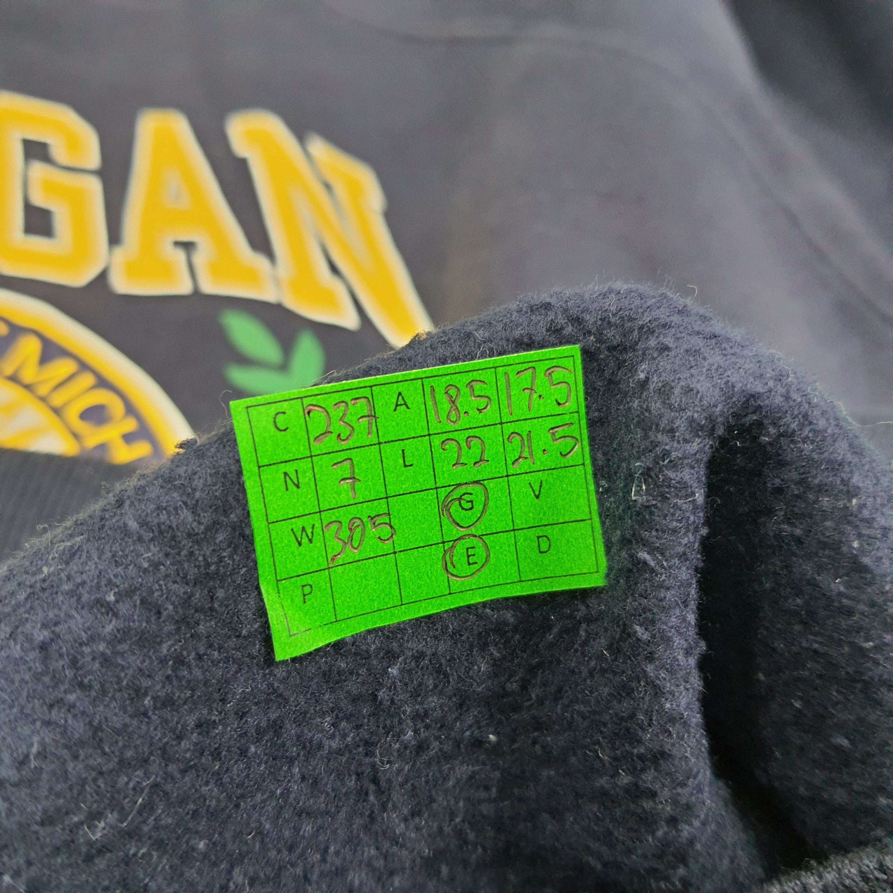 Vintage Vintage Michigan Wolverines NFL Sweatshirt C237N7 Size XS / US 0-2 / IT 36-38 - 6 Thumbnail