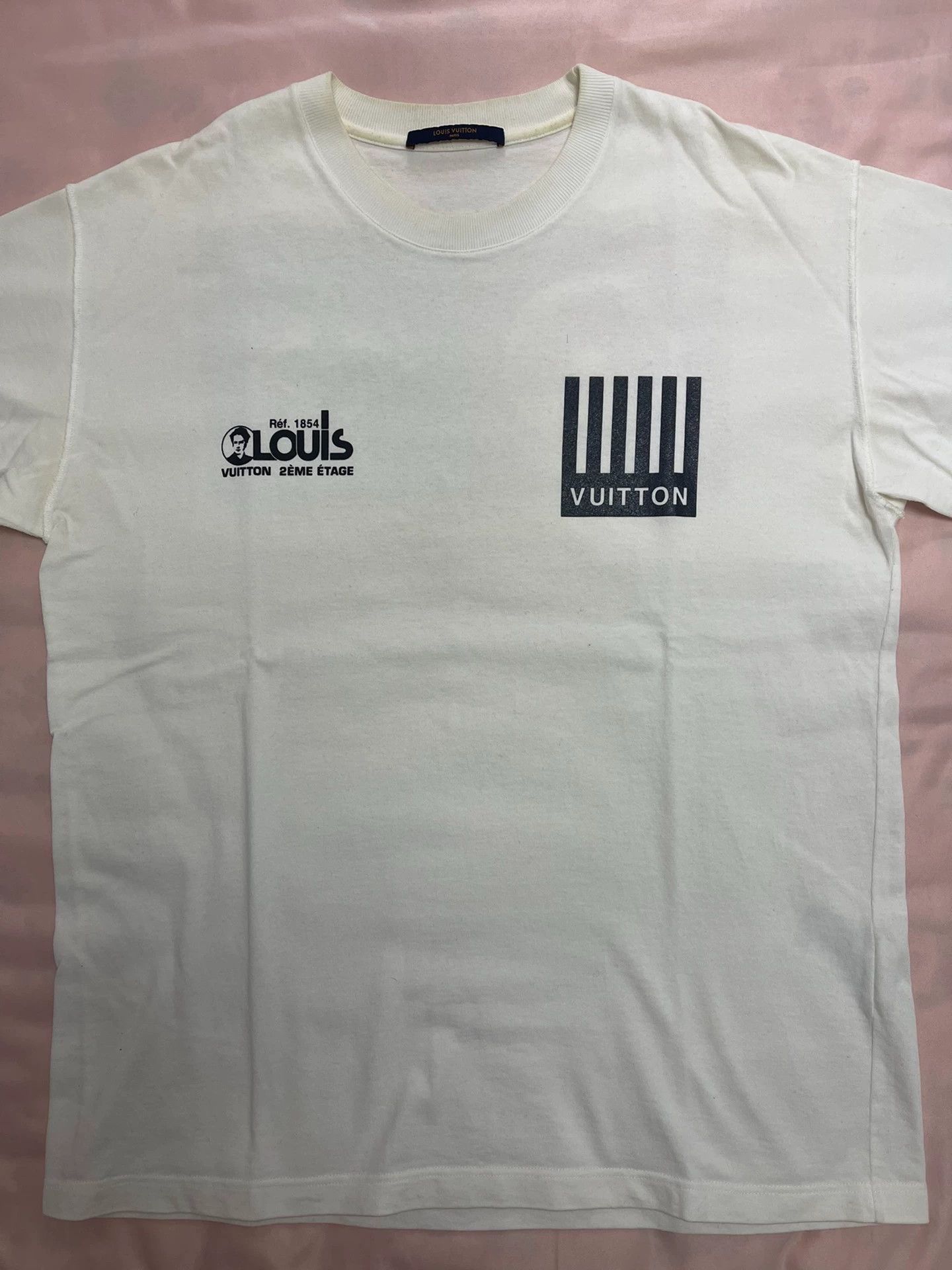 Louis Vuitton Louis Vuitton white basic Tee men's XL Size US XL / EU 56 / 4 - 1 Thumbnail