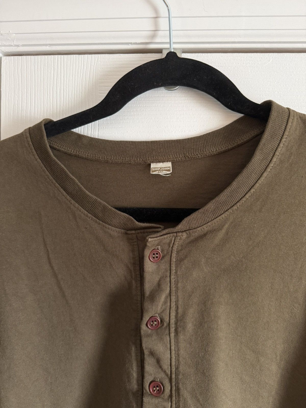 Ship John Ship john olive henley Size US XXL / EU 58 / 5 - 2 Thumbnail