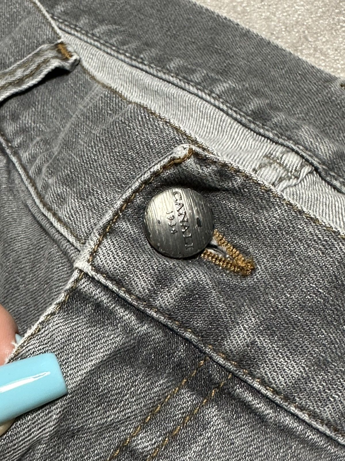 Canali × Japanese Brand Mens Grey Jeans Canali Italy Brand Size US 36 / EU 52 - 4 Thumbnail