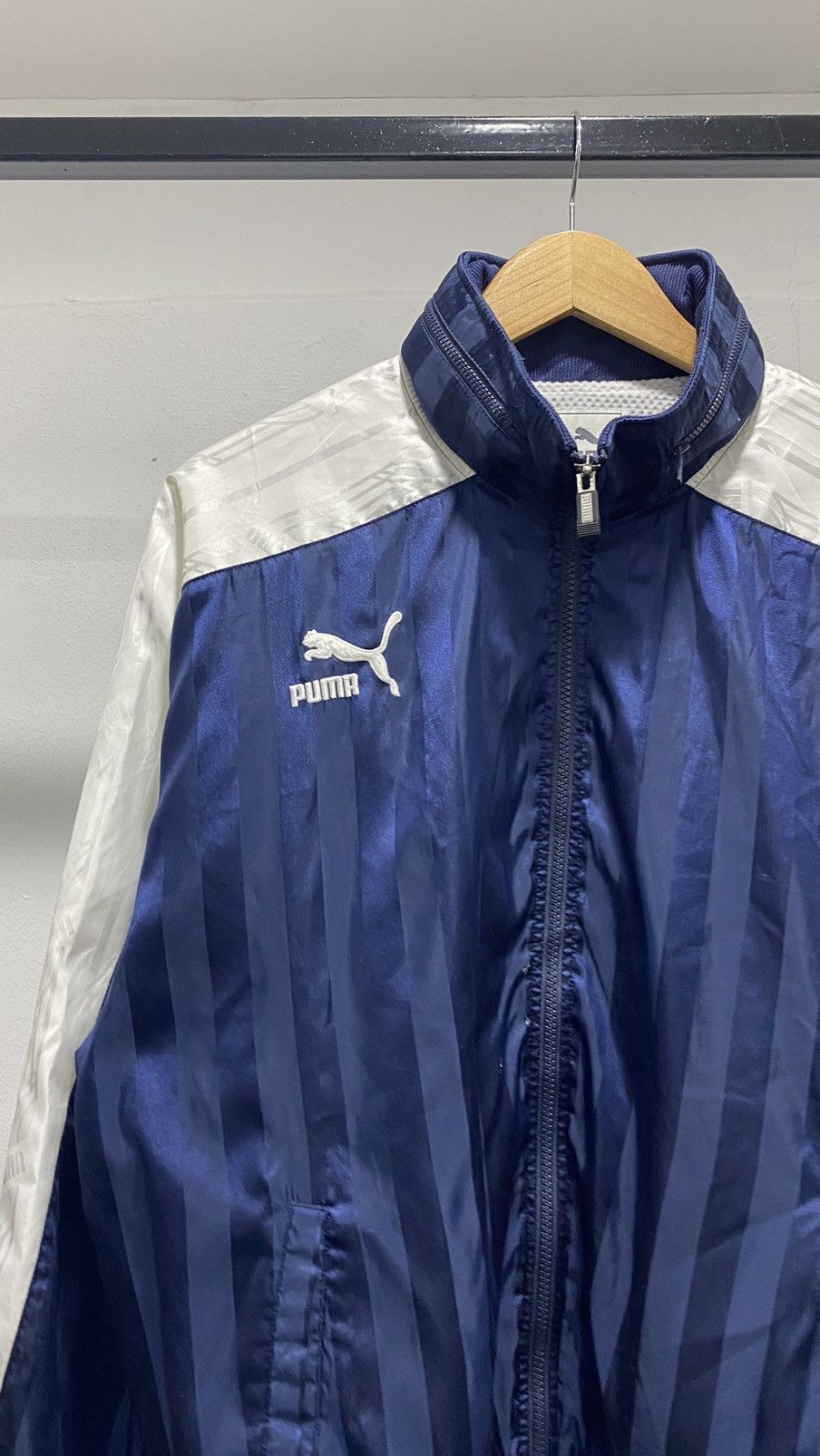 Japanese Brand × Vintage Vintage Puma Windbreaker 80s with Hoodie Size US L / EU 52-54 / 3 - 4 Thumbnail