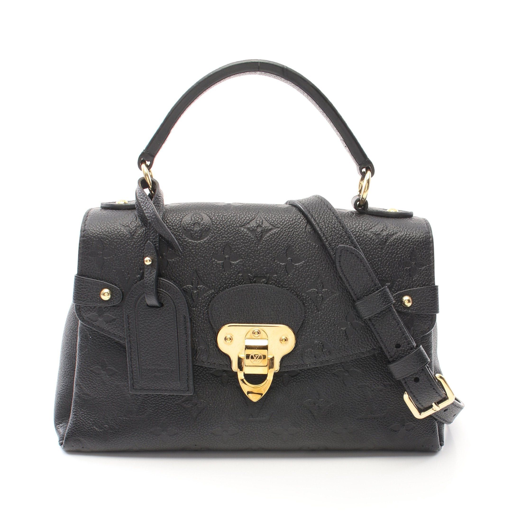 Louis Vuitton Louis Vuitton Georges Bb Monogram Empreinte Noir Handbag Leather Black Size ONE SIZE - 1 Thumbnail
