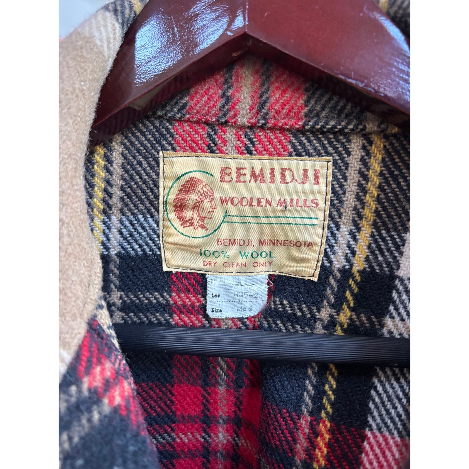 Vintage Bemidji Woolen Mills Red Plaid Wool Cruiser Jacket Size M Size US M / EU 48-50 / 2 - 3 Thumbnail