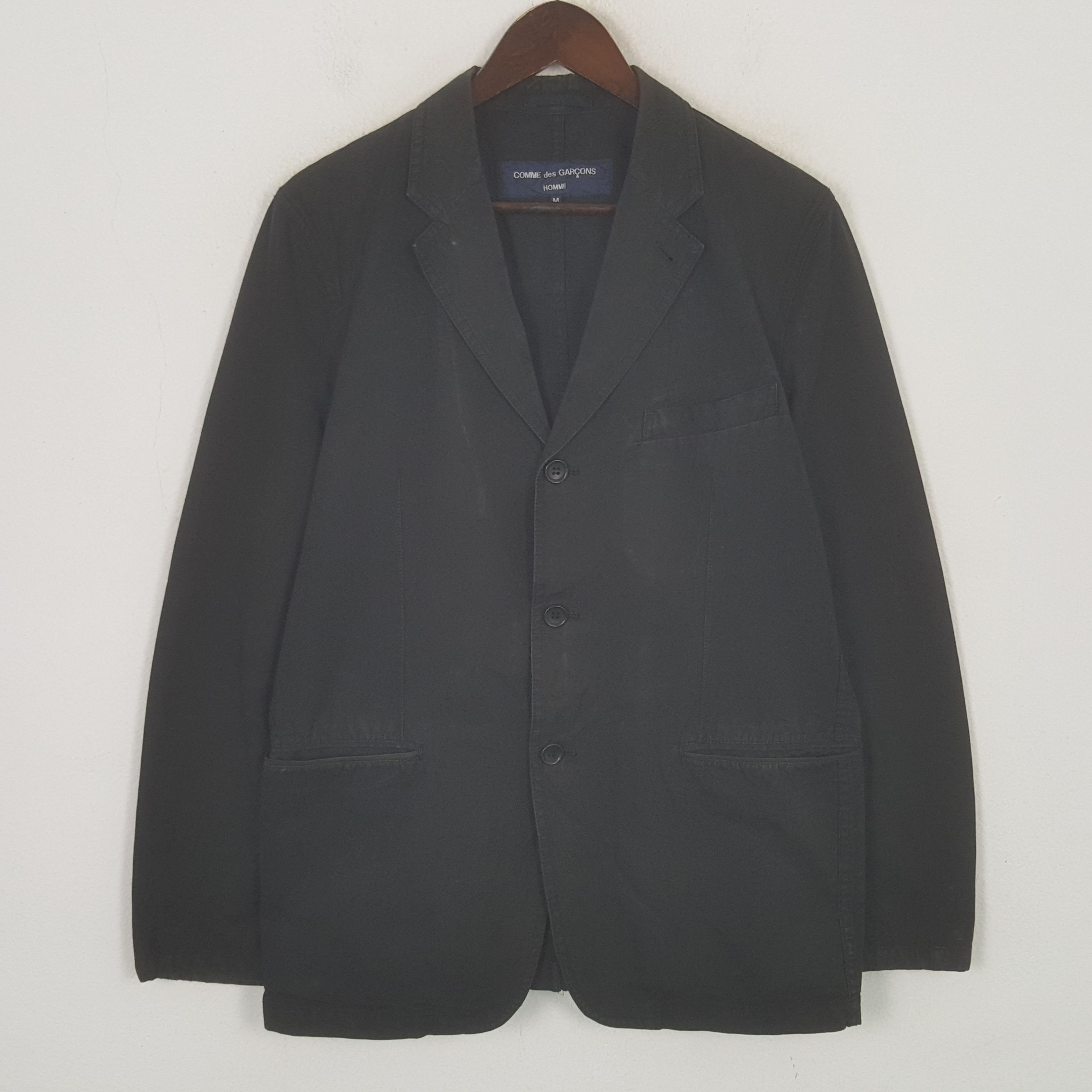 Comme des Garcons Homme Vintage Comme des Garcons Homme Blazer Coat Jacket Size US M / EU 48-50 / 2 - 1 Thumbnail