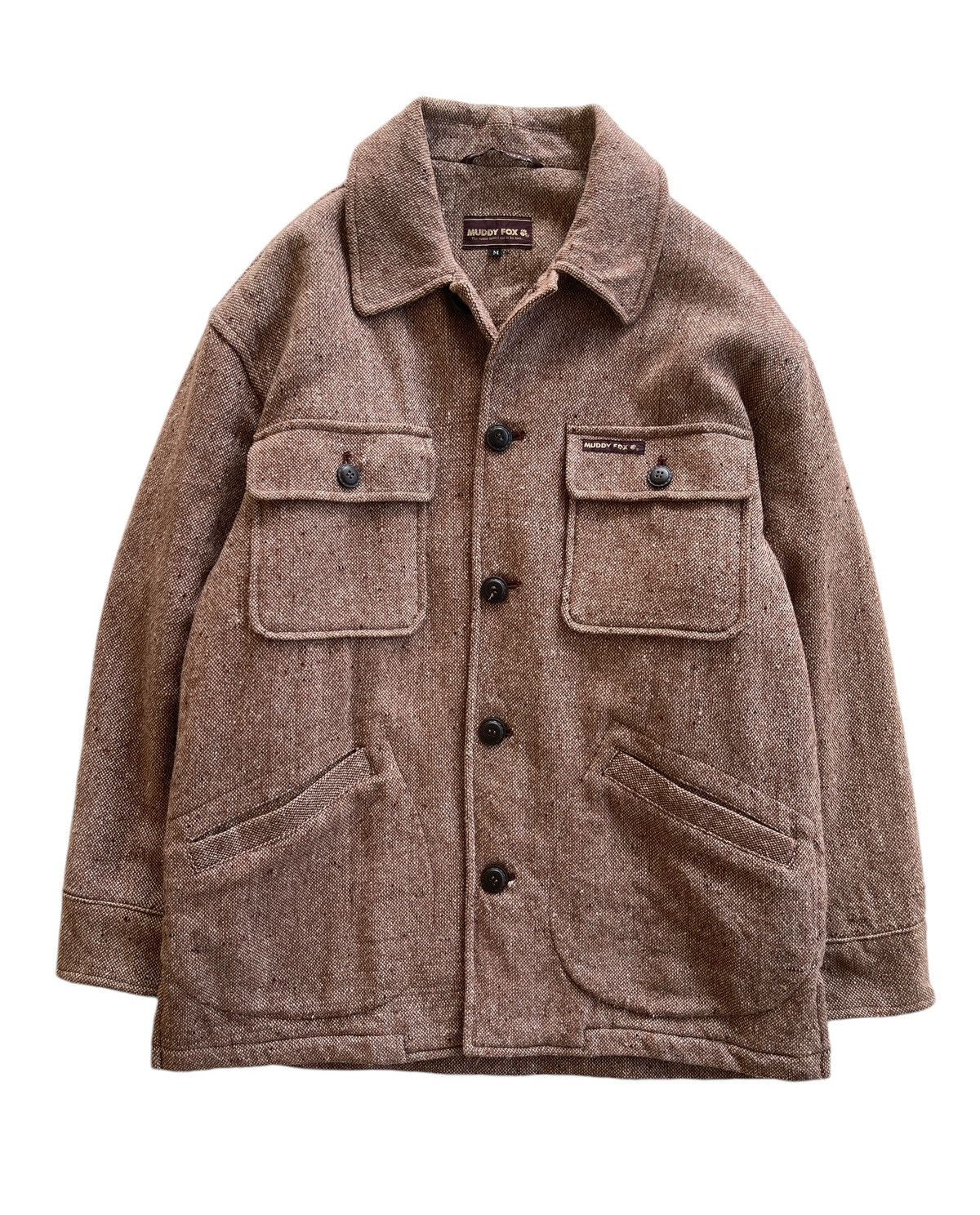Japanese Brand Vintage Muddy Fox Wool Quilted Oversize Jacket Size US M / EU 48-50 / 2 - 2 Thumbnail