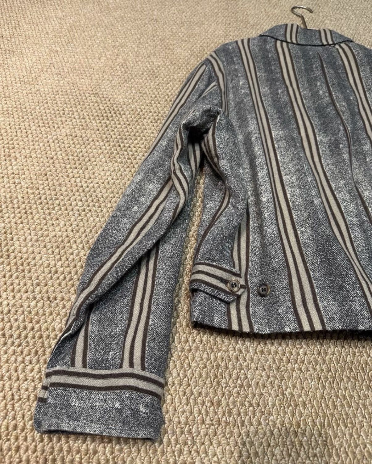 Comme des Garcons SHIRT Comme des Garçons SHIRT Striped Zip-Up Jacket K23 Size US M / EU 48-50 / 2 - 9 Thumbnail