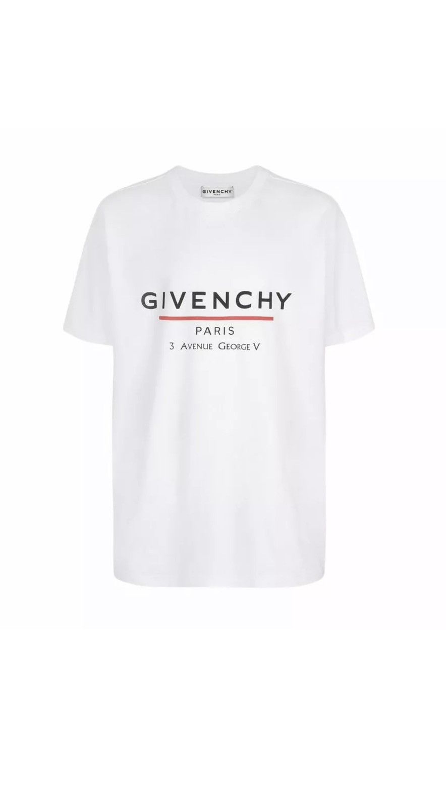 Givenchy Givenchy Paris White T-Shirt Size US XL / EU 56 / 4 - 1 Thumbnail