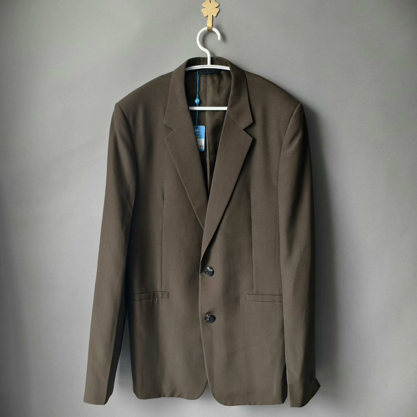 Givenchy Givenchy Khaki New Suit Jacket Size US M / EU 48-50 / 2 - 1 Thumbnail